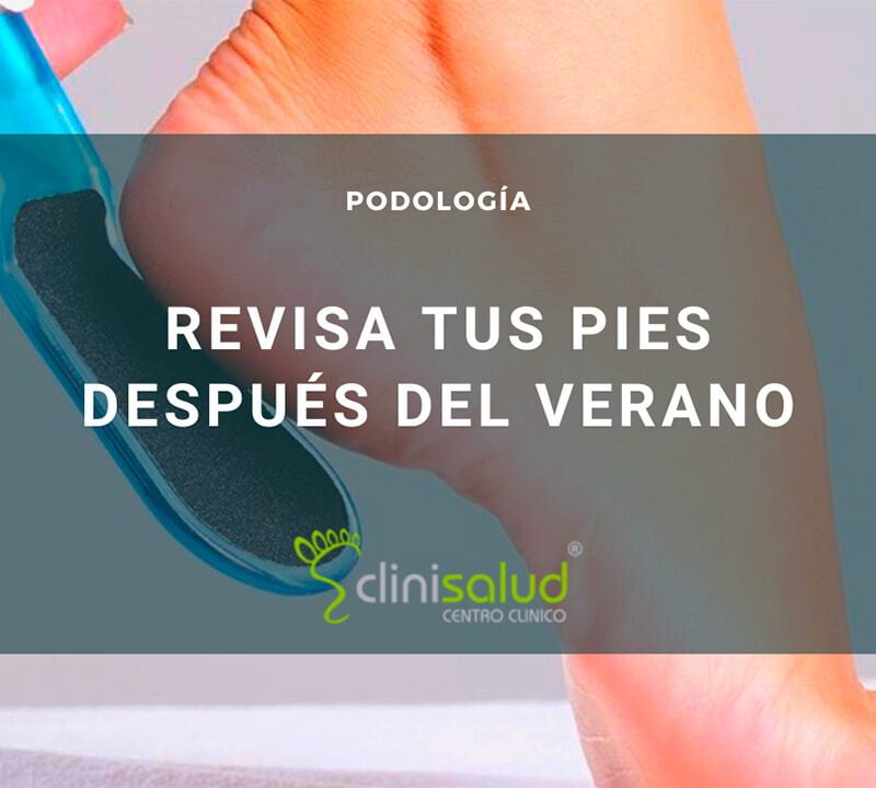 cuidado de los pies después del verano