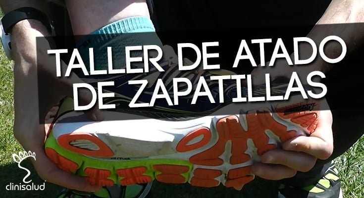 Taller atado de zapatillas