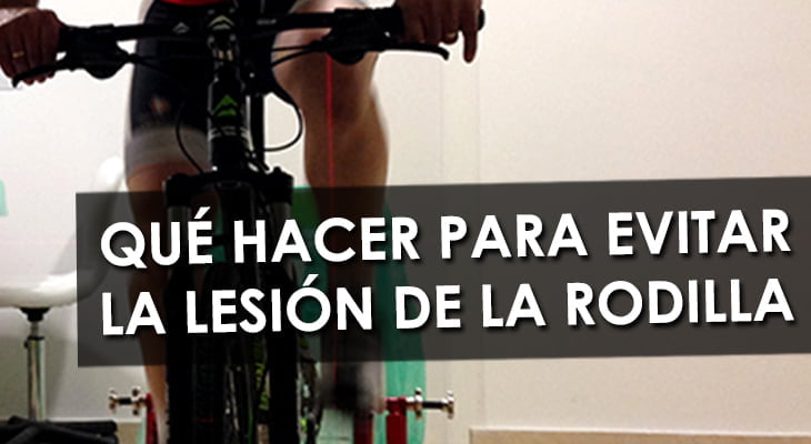 lesion rodilla ciclismo
