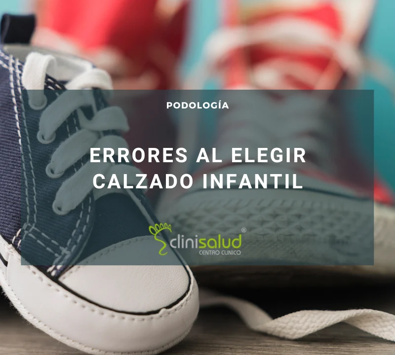 Errores al escoger calzado para niños