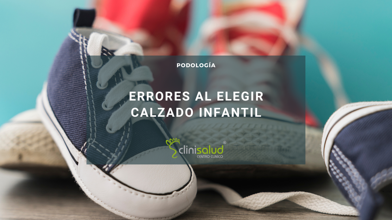 Errores al escoger calzado para niños