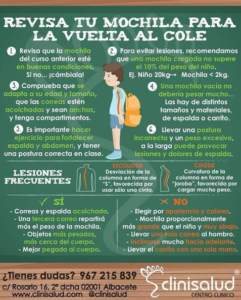 Mochila para dolores de espalda