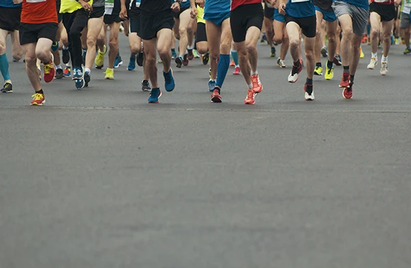 correr en una media maratón