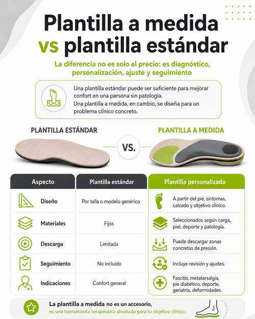Comparativa plantilla personalizada vs plantilla estándar de farmacia